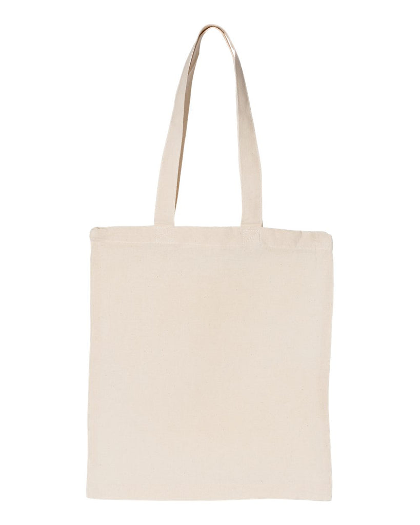 Large cotton canvas tote bag with long handles, ideal for daily use, shopping, or custom printing