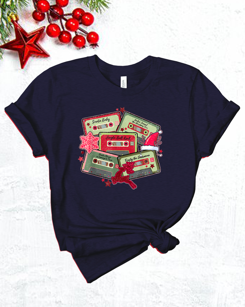 Christmas Cassettes T-Shirt